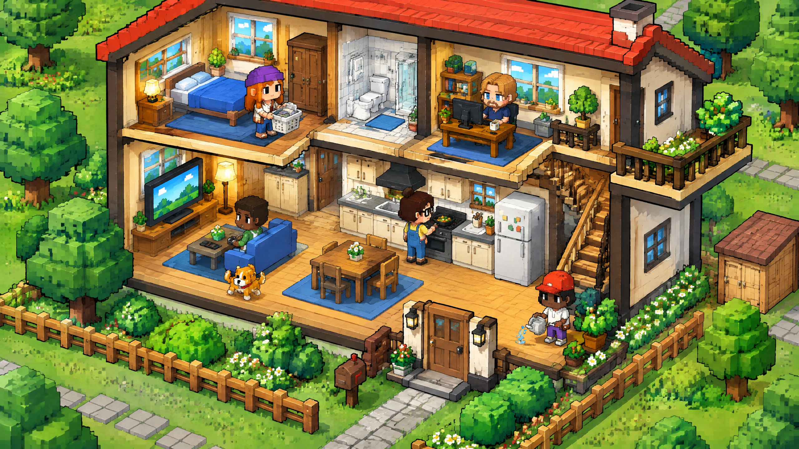 Artwork of the Work Life Home